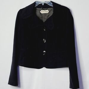 Mischen 3 button down collared long sleeve warm jacket sz Sm